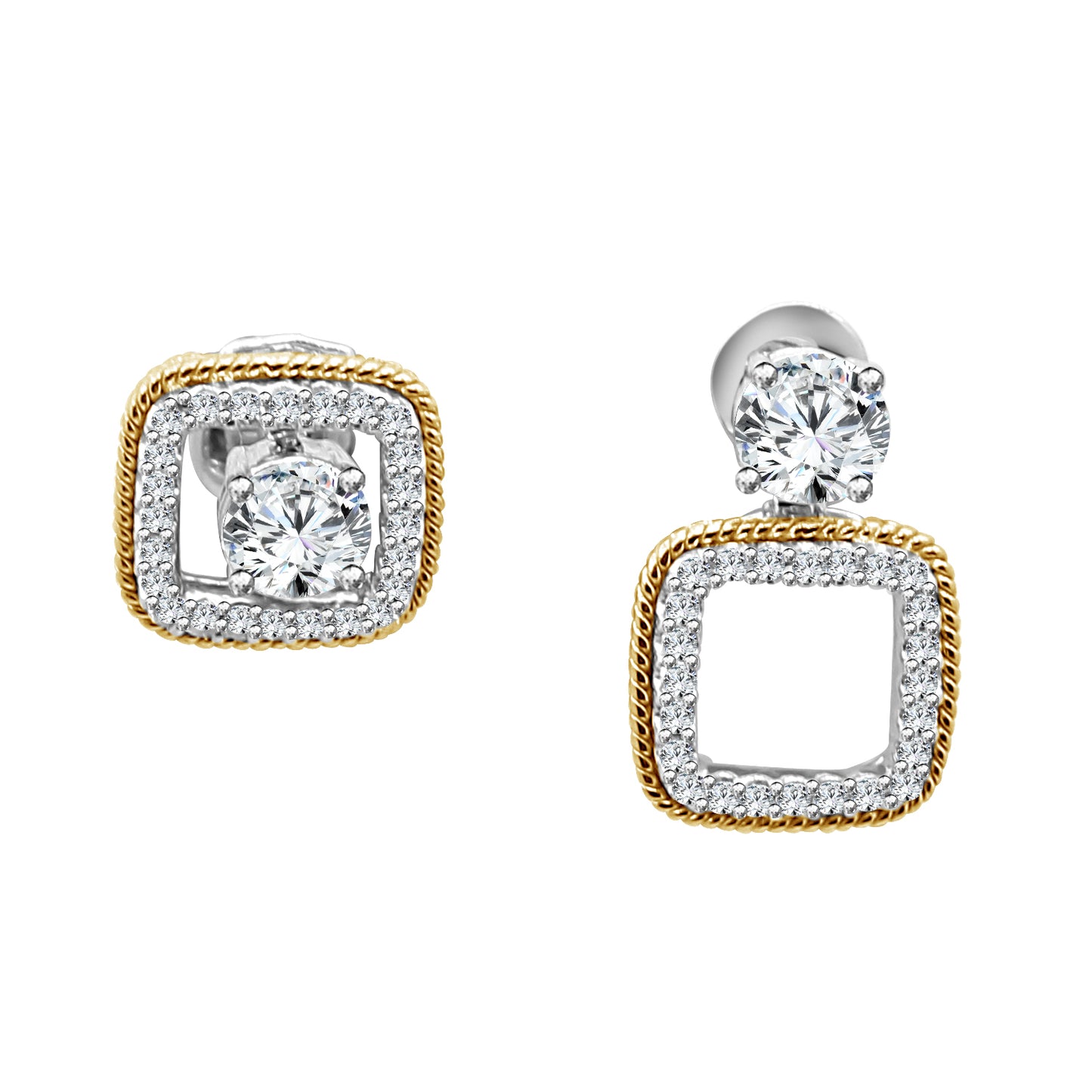 Latest earrings design Beasio Lab Grown Diamond Earrings Fiona Diamonds