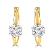 Daily wear earrings design Beazoid Lab Grown Diamond Earrings Fiona Diamonds