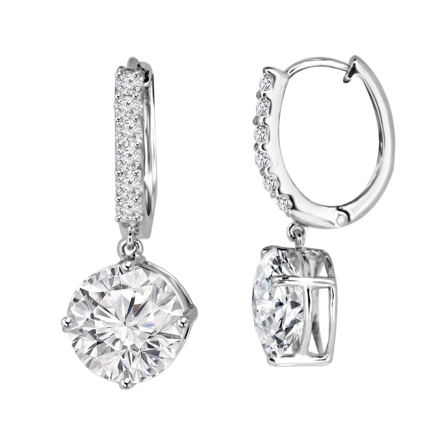 Party wear earrings design Beaya Lab Grown Diamond Earrings Fiona Diamonds