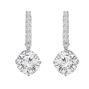 Party wear earrings design Beaya Lab Grown Diamond Earrings Fiona Diamonds