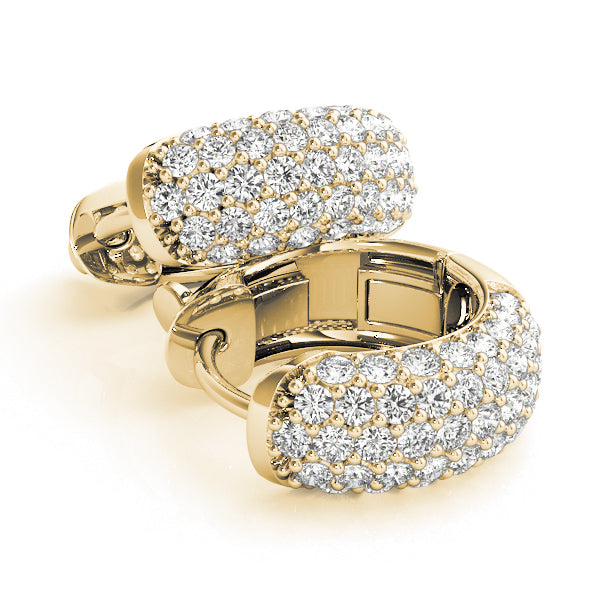 Load image into Gallery viewer, Round shape earrings design Beaara Lab Grown Diamond Earrings Fiona Diamonds
