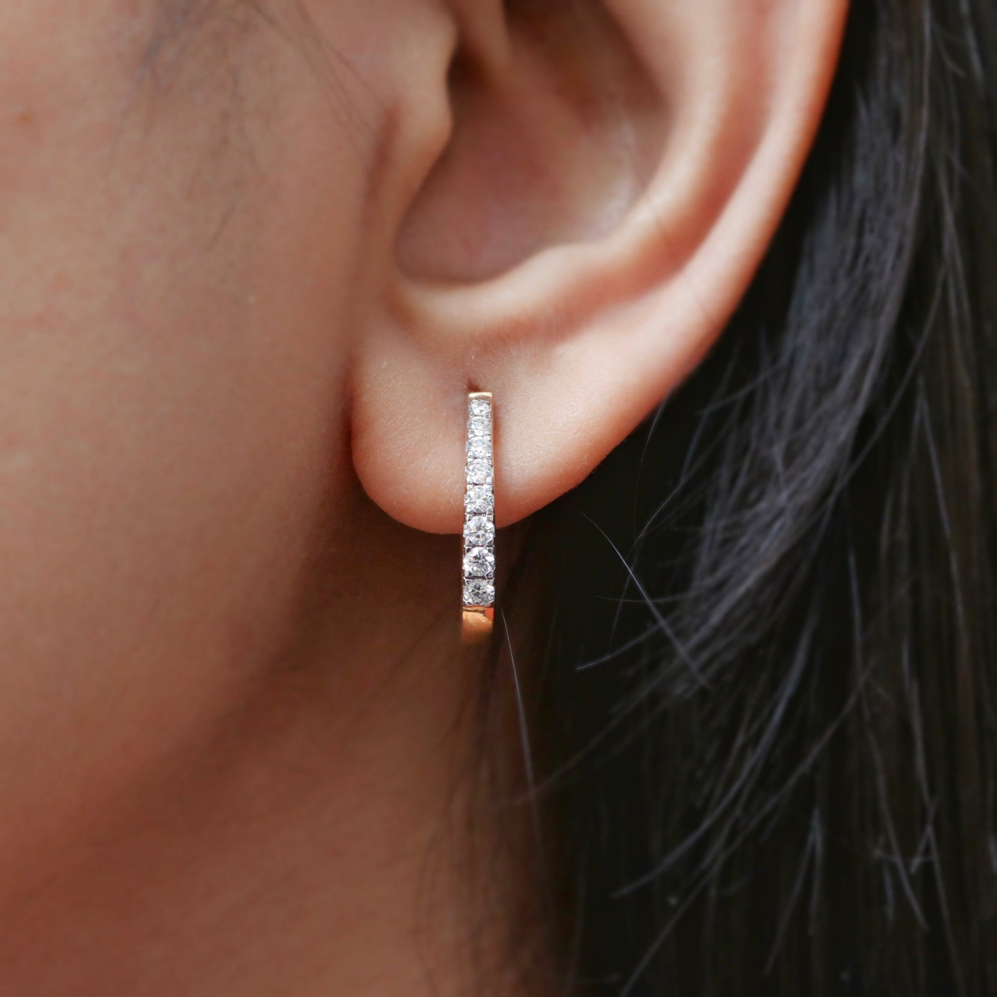 Monkshood Lab Grown Diamond Earring - Fiona Diamonds - Fiona Diamonds