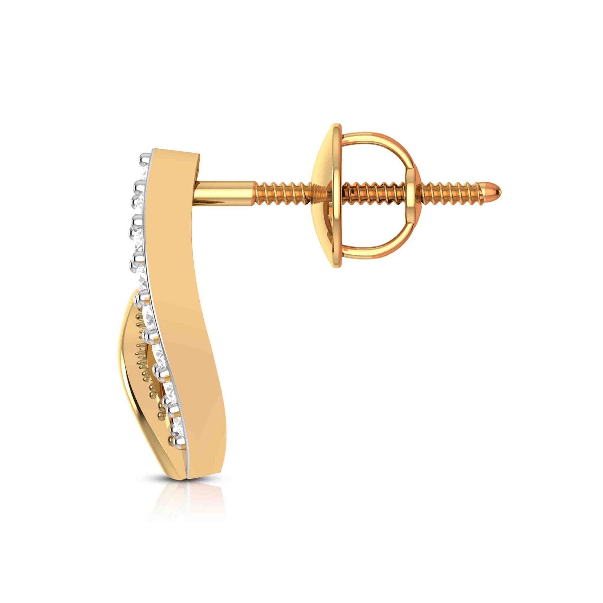 Small earrings design Deteriorate Lab Grown Diamond Earrings Fiona Diamonds