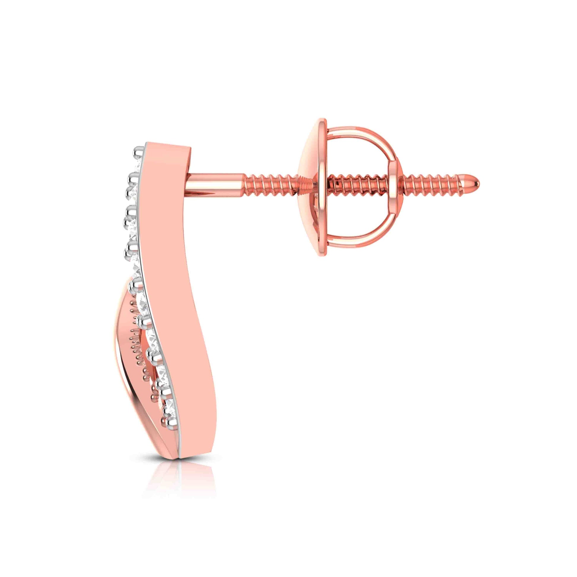 Small earrings design Deteriorate Lab Grown Diamond Earrings Fiona Diamonds