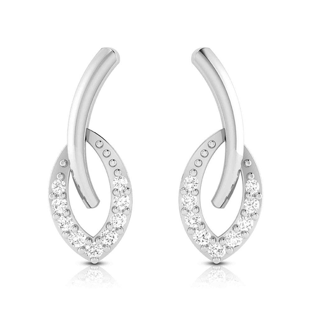 Latest earrings design Sprightly Lab Grown Diamond Earrings Fiona Diamonds