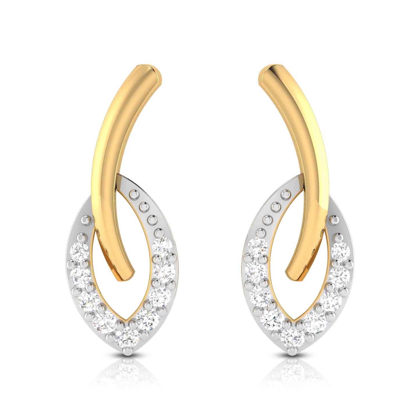 Load image into Gallery viewer, Latest earrings design Sprightly Lab Grown Diamond Earrings Fiona Diamonds
