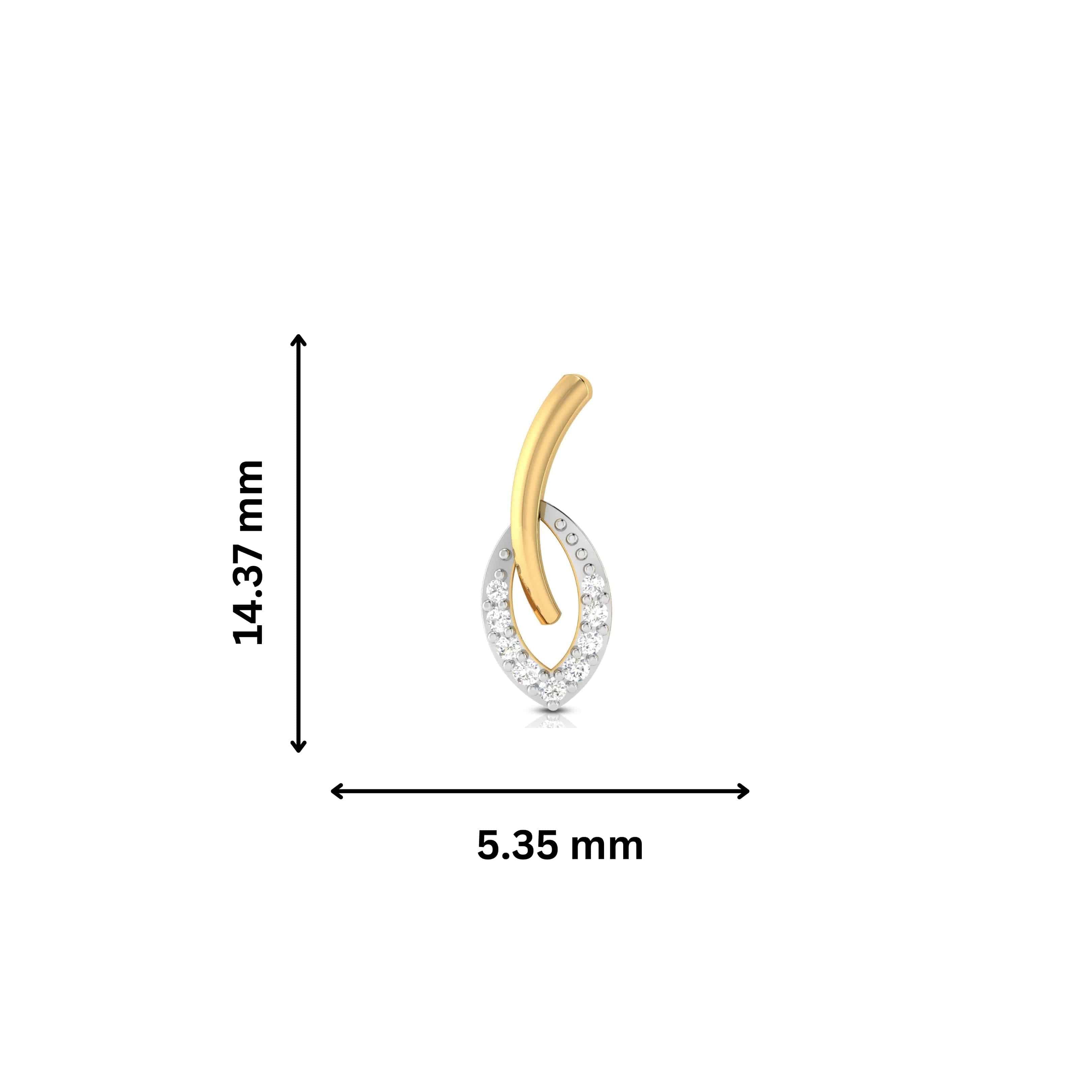 Latest earrings design Sprightly Lab Grown Diamond Earrings Fiona Diamonds