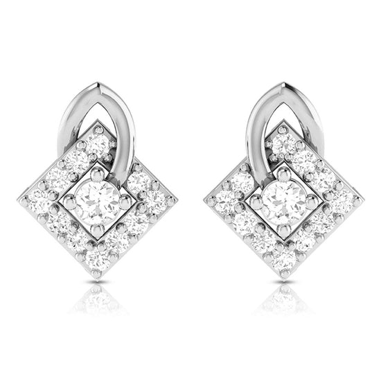 Load image into Gallery viewer, Fancy earrings design Diagonal Lab Grown Diamond Earrings Fiona Diamonds

