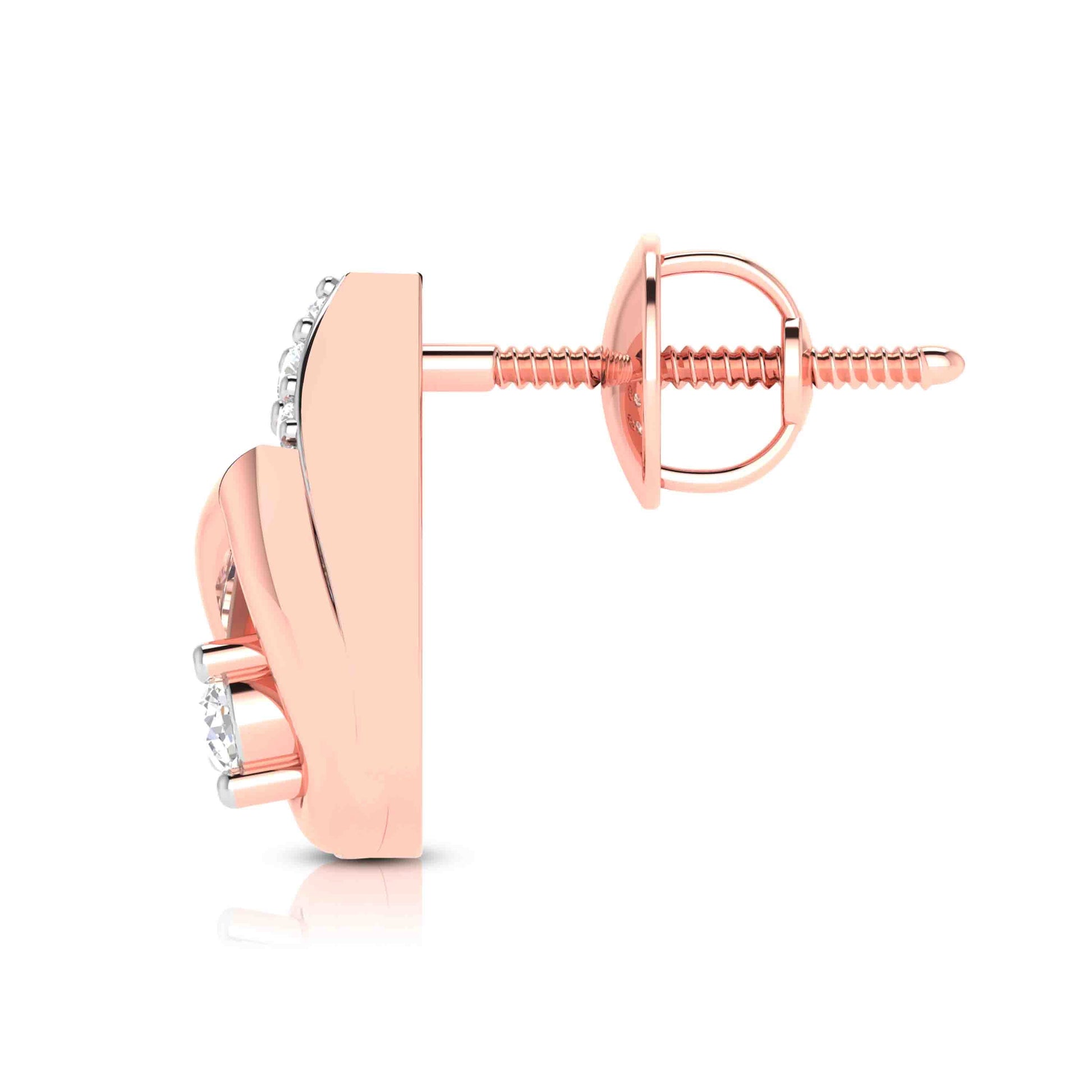 Small earrings design Collop Lab Grown Diamond Earrings Fiona Diamonds