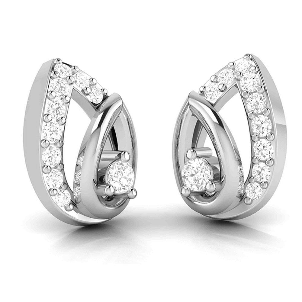 Small earrings design Collop Lab Grown Diamond Earrings Fiona Diamonds