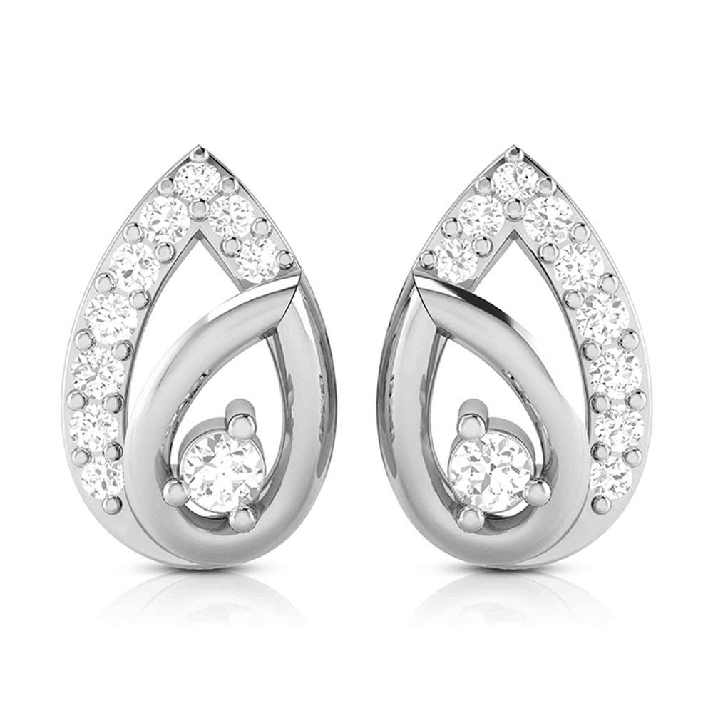 Small earrings design Collop Lab Grown Diamond Earrings Fiona Diamonds