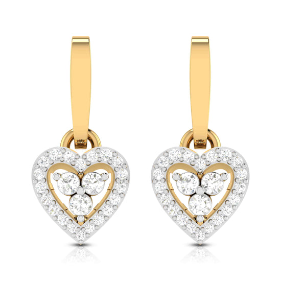 Open Contemporary Heart Earrings – Wendy Jo New Metal Designs