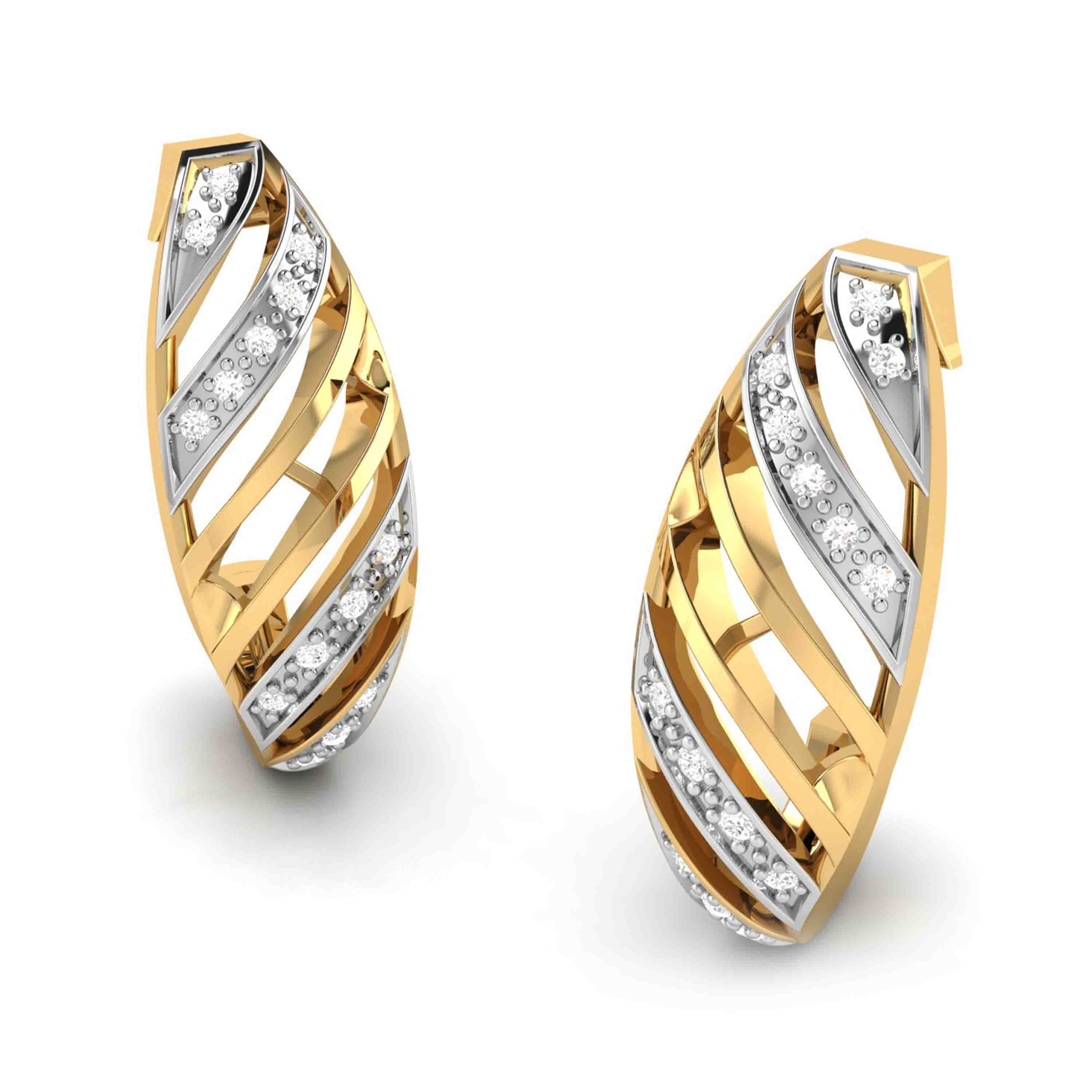 Party wear earrings design Inestimable Lab Grown Diamond Earrings Fiona Diamonds