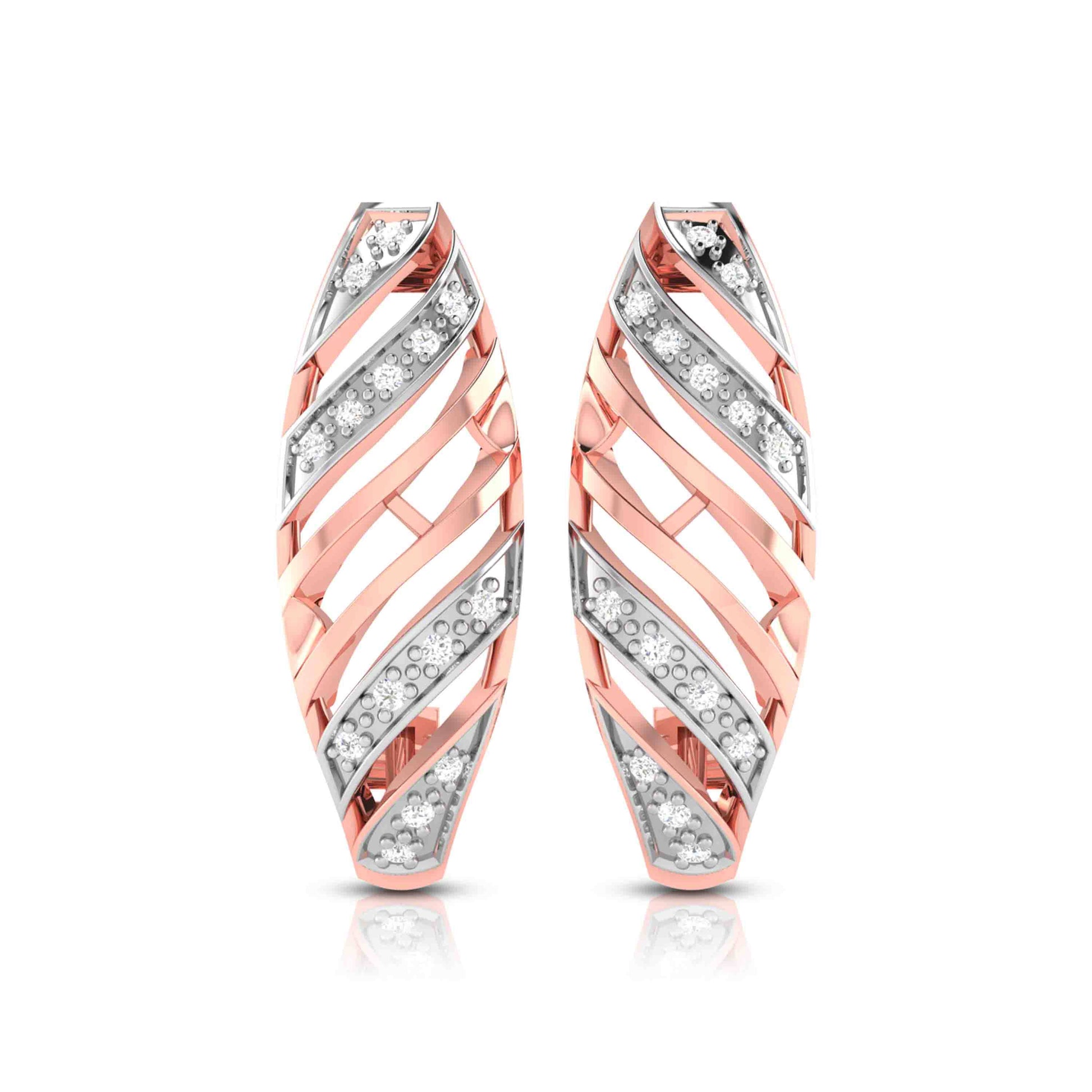 Party wear earrings design Inestimable Lab Grown Diamond Earrings Fiona Diamonds