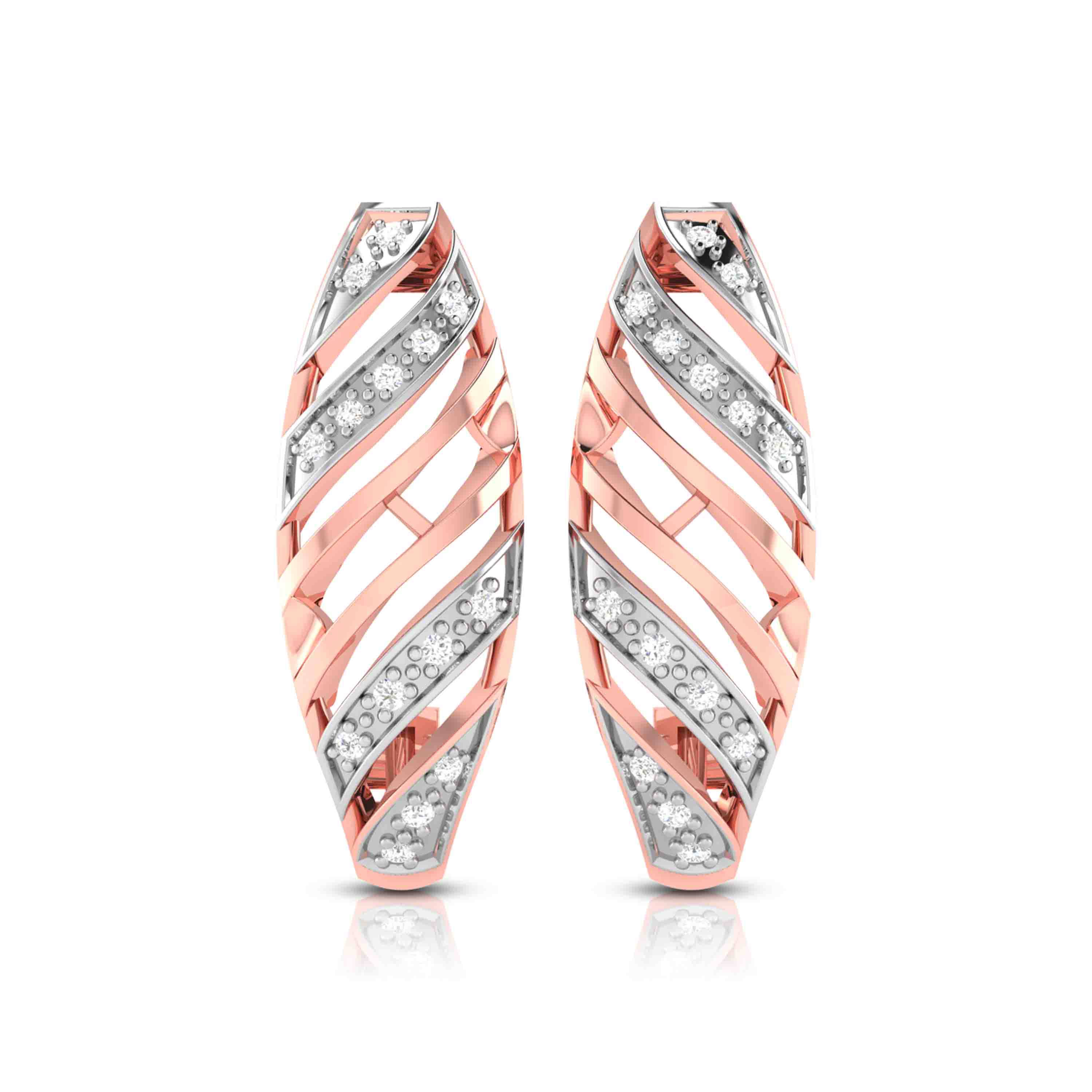 Party wear earrings design Inestimable Lab Grown Diamond Earrings Fiona Diamonds