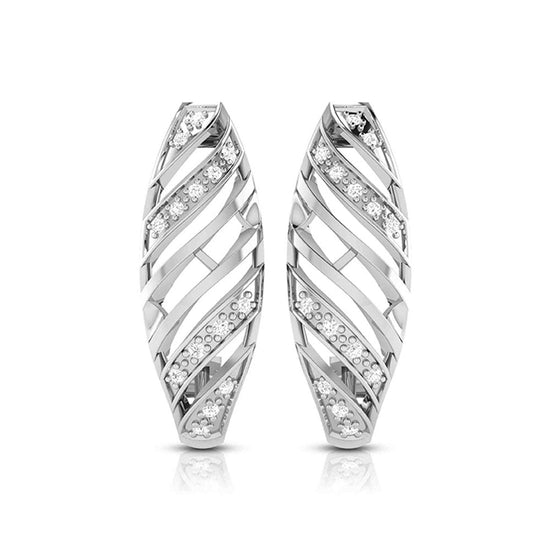 Load image into Gallery viewer, Party wear earrings design Inestimable Lab Grown Diamond Earrings Fiona Diamonds
