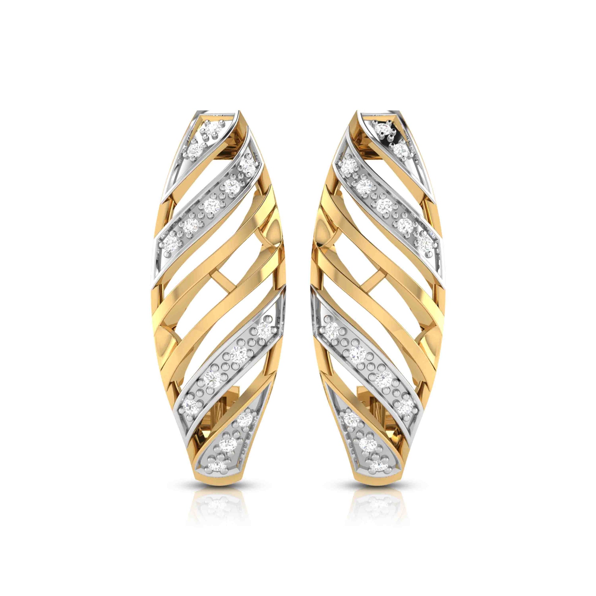 Party wear earrings design Inestimable Lab Grown Diamond Earrings Fiona Diamonds