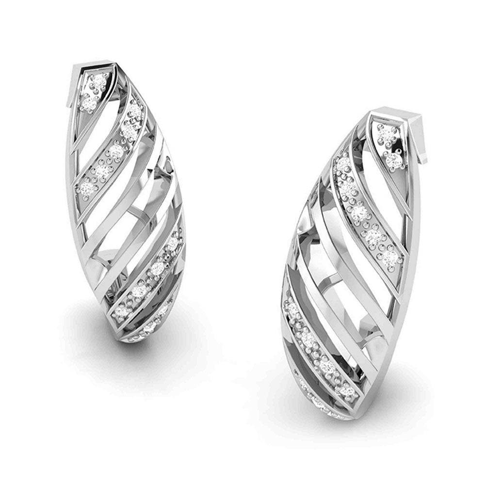 Party wear earrings design Inestimable Lab Grown Diamond Earrings Fiona Diamonds