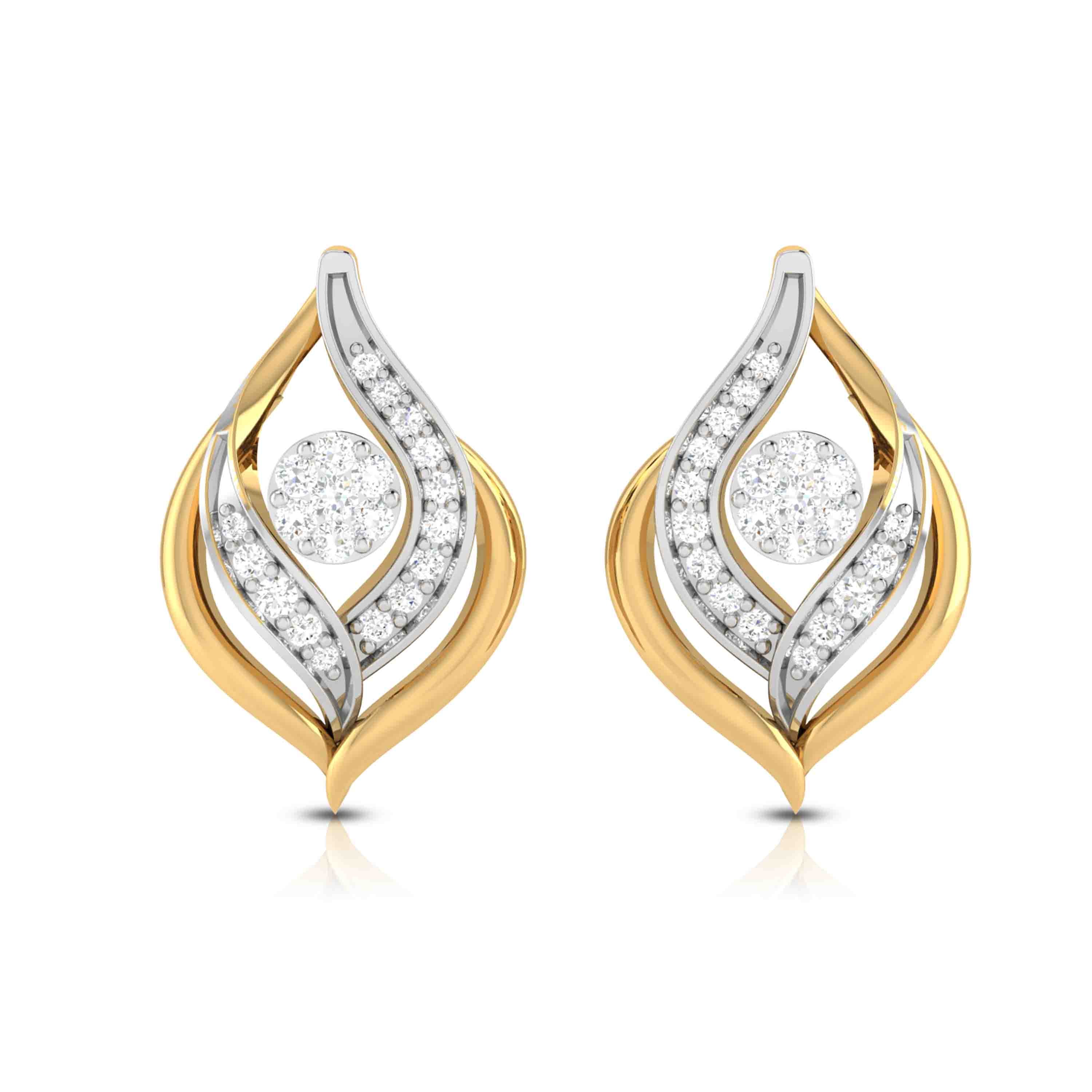 Latest earrings design Lunacy Lab Grown Diamond Earrings Fiona Diamonds