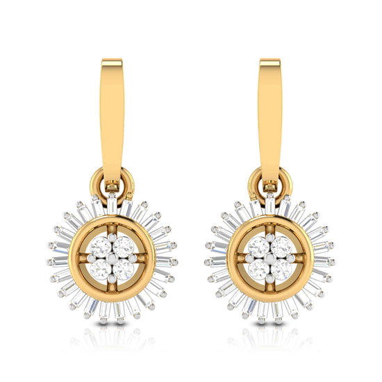 Fancy earrings design Sneering Lab Grown Diamond Earrings Fiona Diamonds