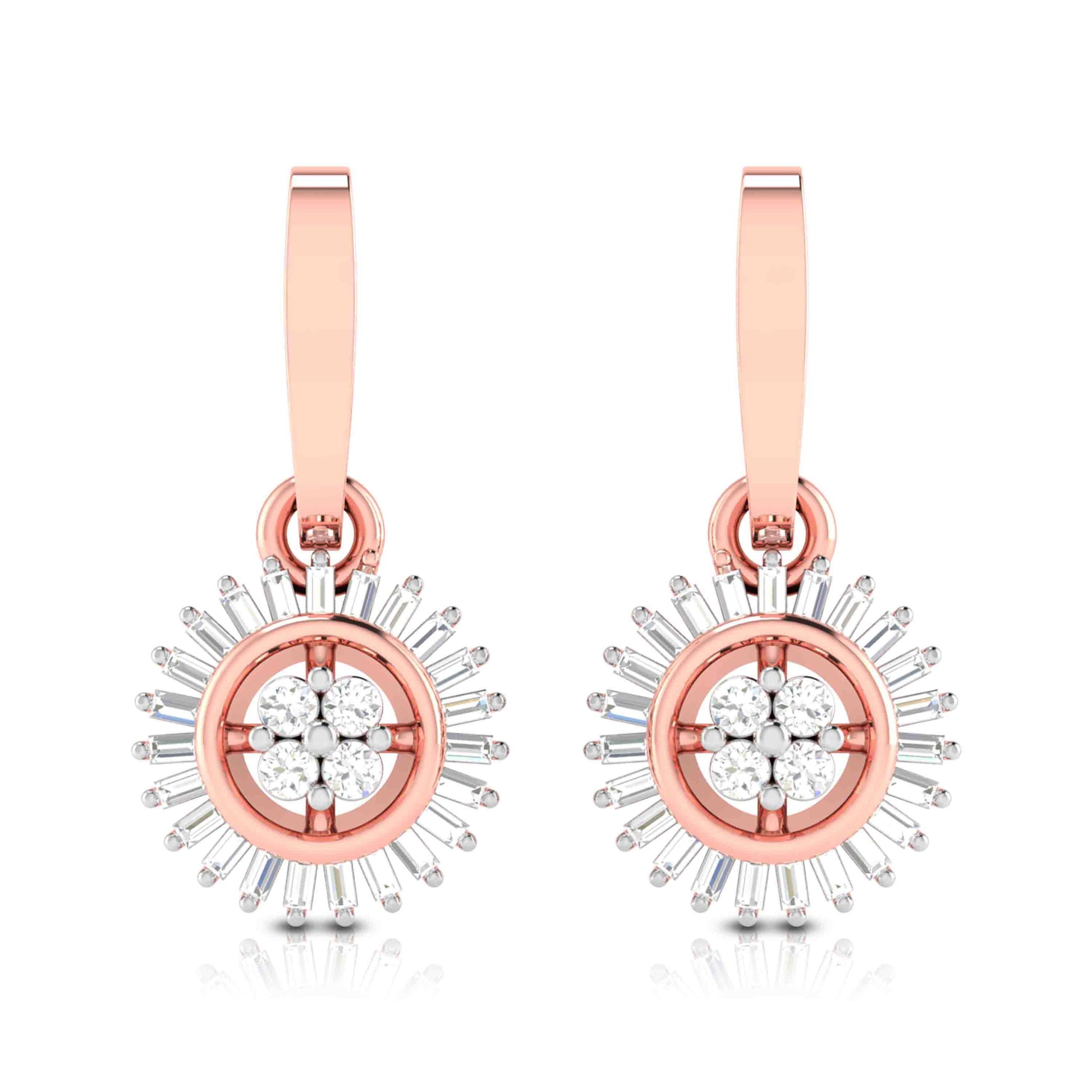 Fancy earrings design Sneering Lab Grown Diamond Earrings Fiona Diamonds