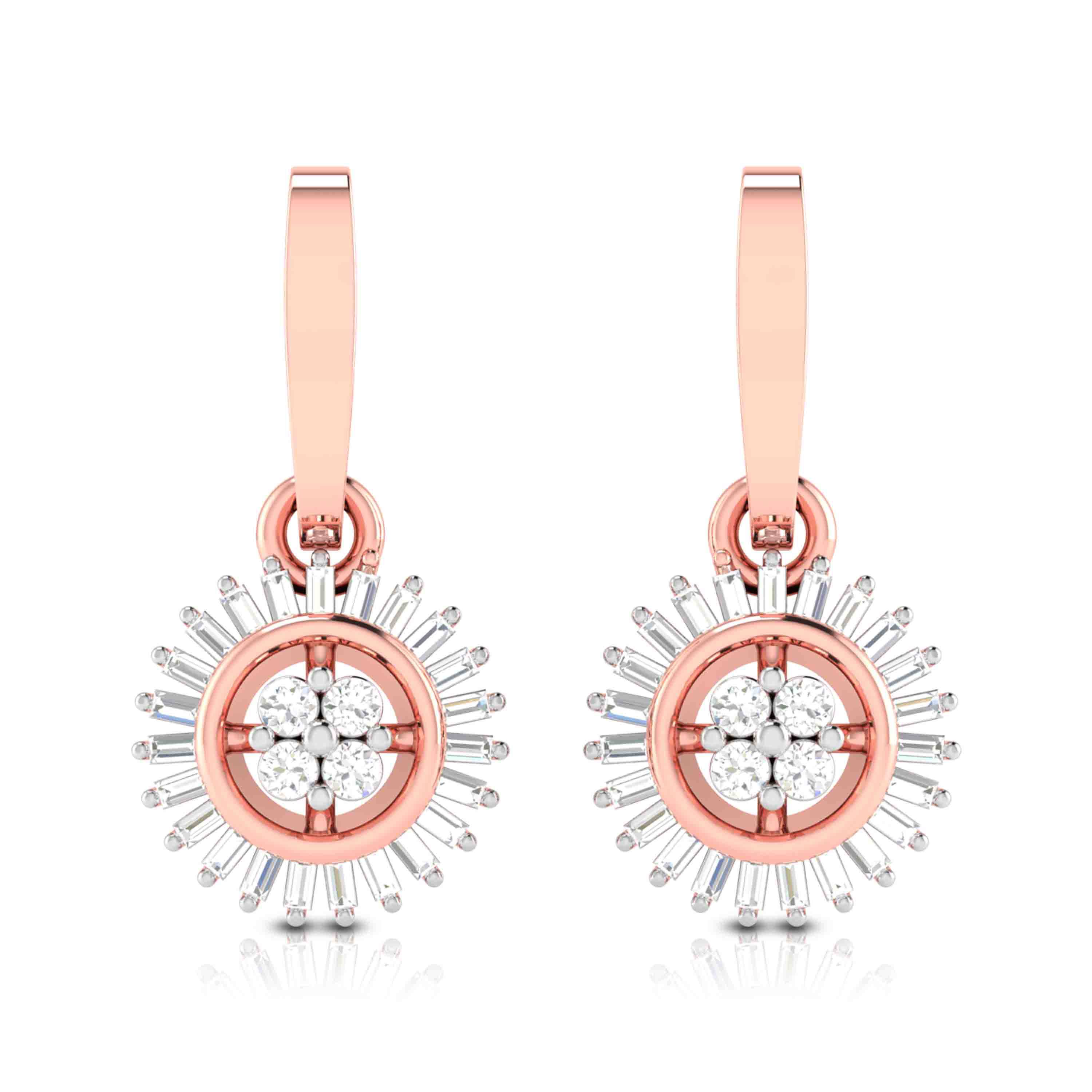 Fancy earrings design Sneering Lab Grown Diamond Earrings Fiona Diamonds