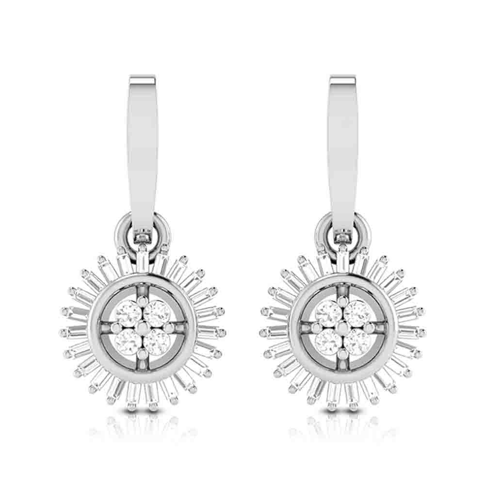 Fancy earrings design Sneering Lab Grown Diamond Earrings Fiona Diamonds