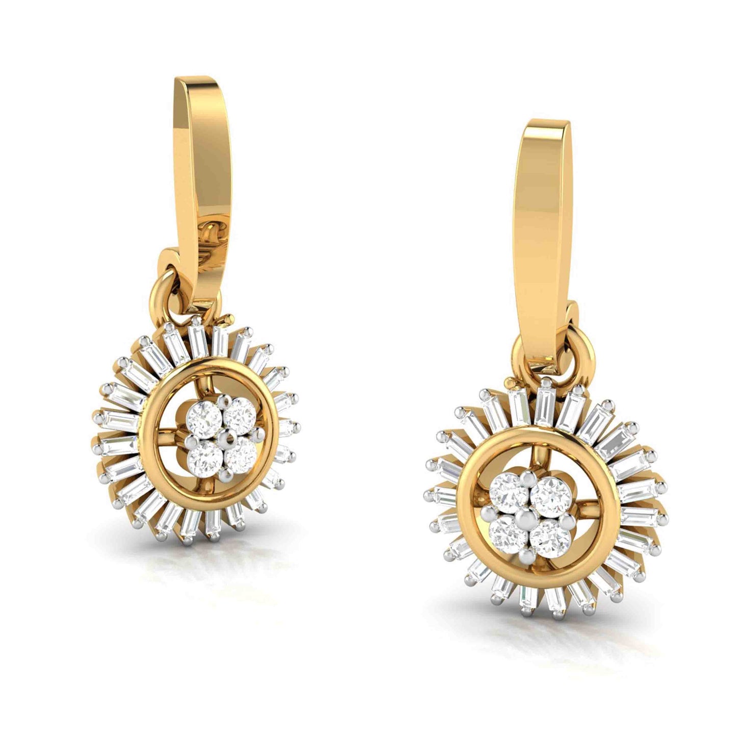 Load image into Gallery viewer, Fancy earrings design Sneering Lab Grown Diamond Earrings Fiona Diamonds
