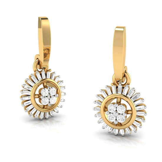 Fancy earrings design Sneering Lab Grown Diamond Earrings Fiona Diamonds