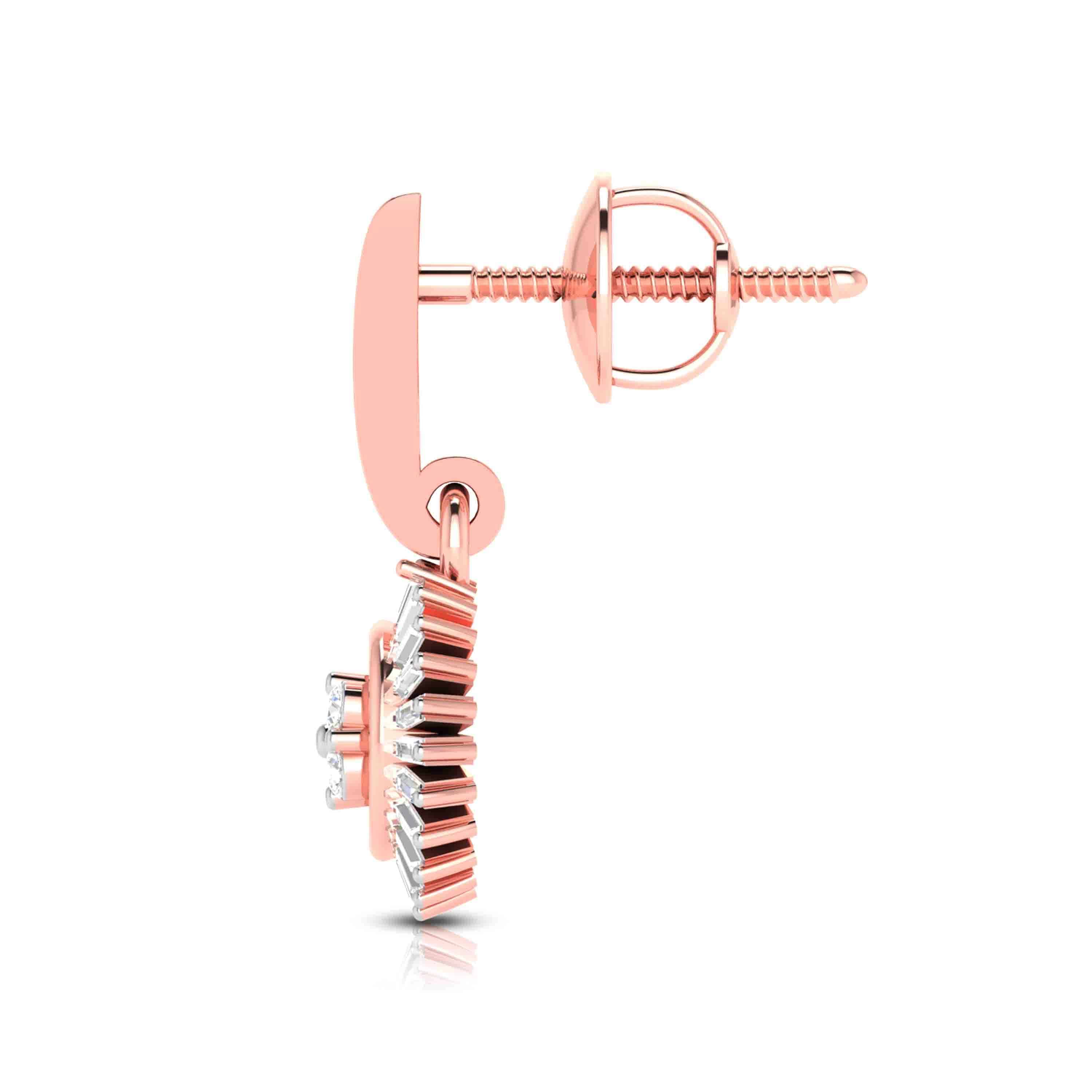 Fancy earrings design Sneering Lab Grown Diamond Earrings Fiona Diamonds