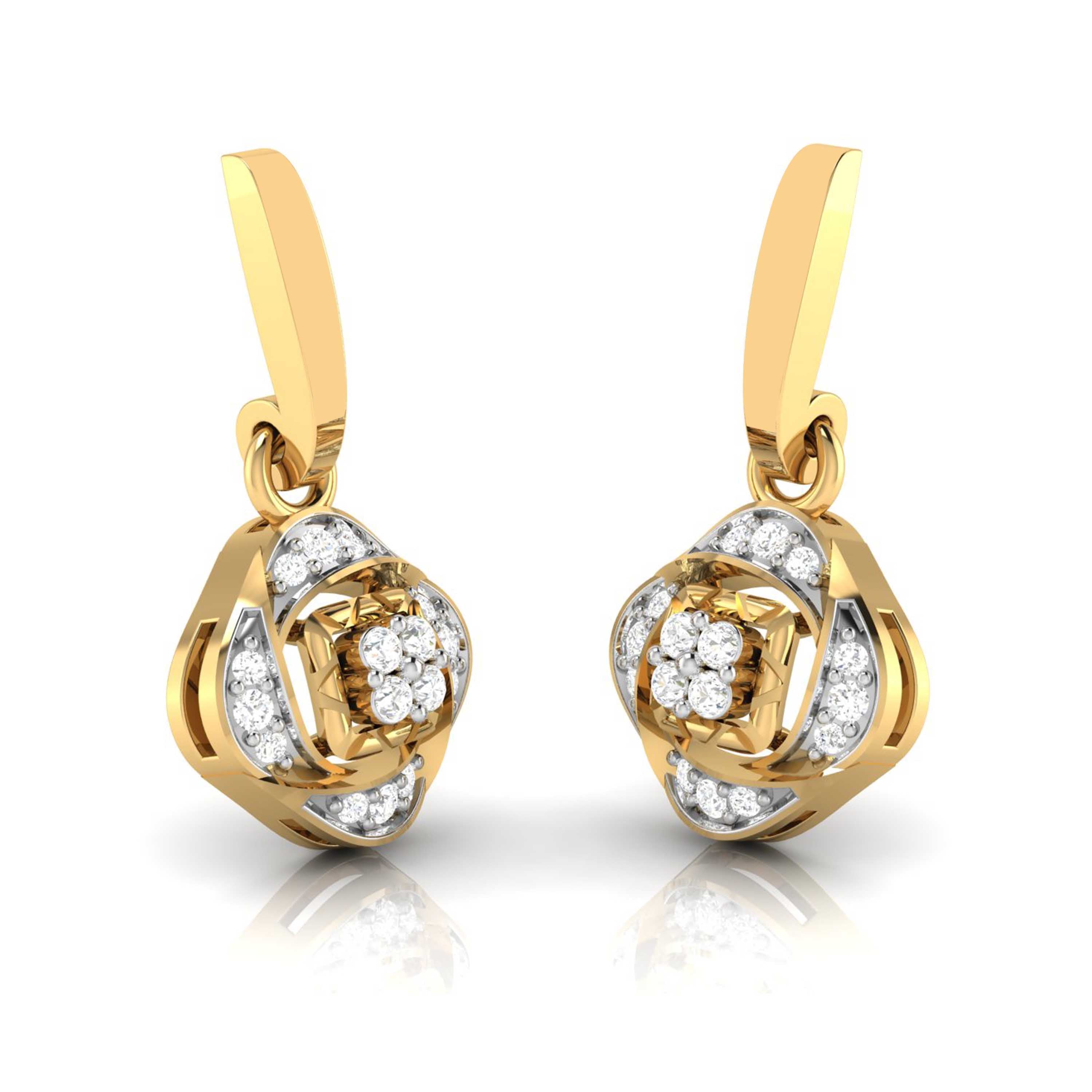 Fancy earrings design Altman Lab Grown Diamond Earrings Fiona Diamonds