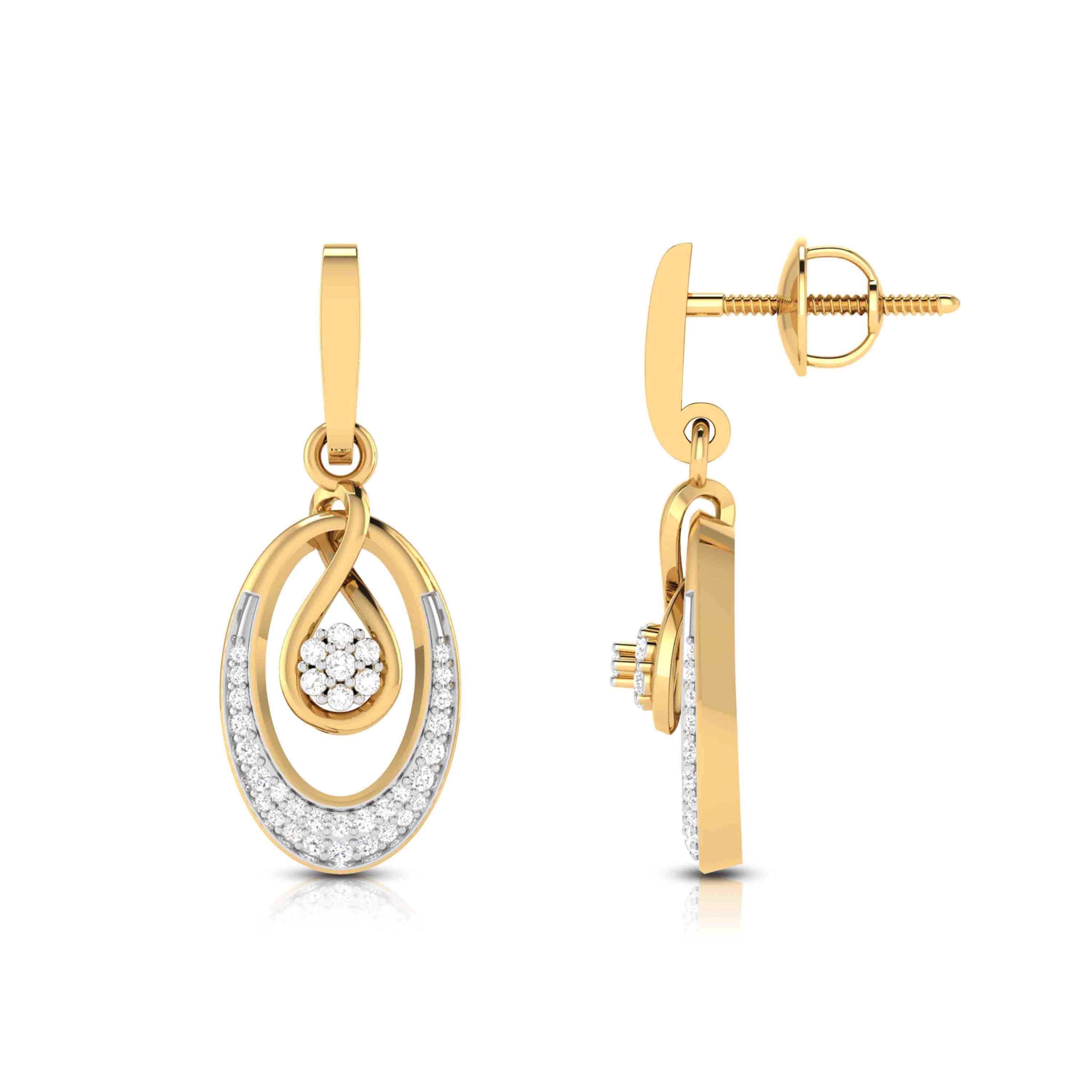 Designer earrings collection Agleam Lab Grown Diamond Earrings Fiona Diamonds