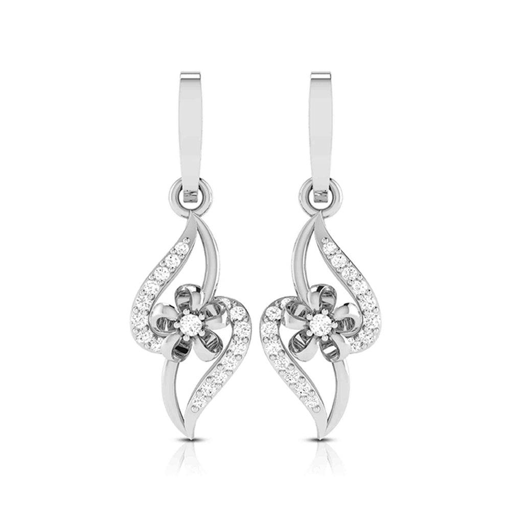 Daily wear earrings design Wallis Lab Grown Diamond Earrings Fiona Diamonds