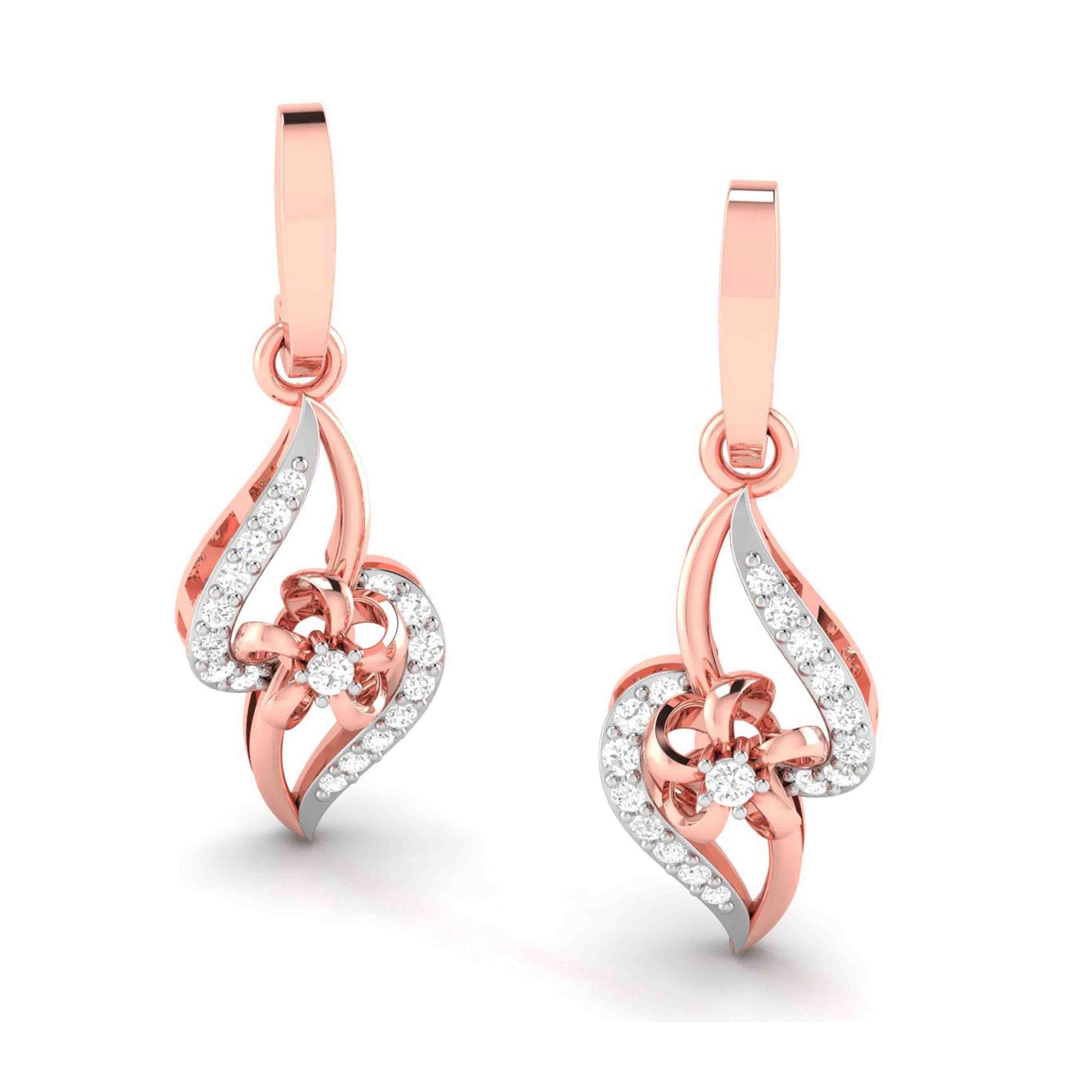 Daily wear earrings design Wallis Lab Grown Diamond Earrings Fiona Diamonds