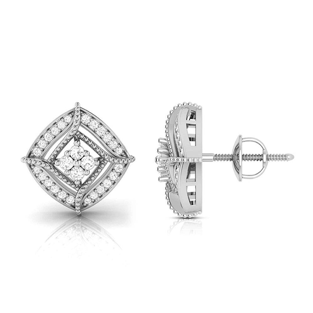 Small earrings design Dere Lab Grown Diamond Earrings Fiona Diamonds