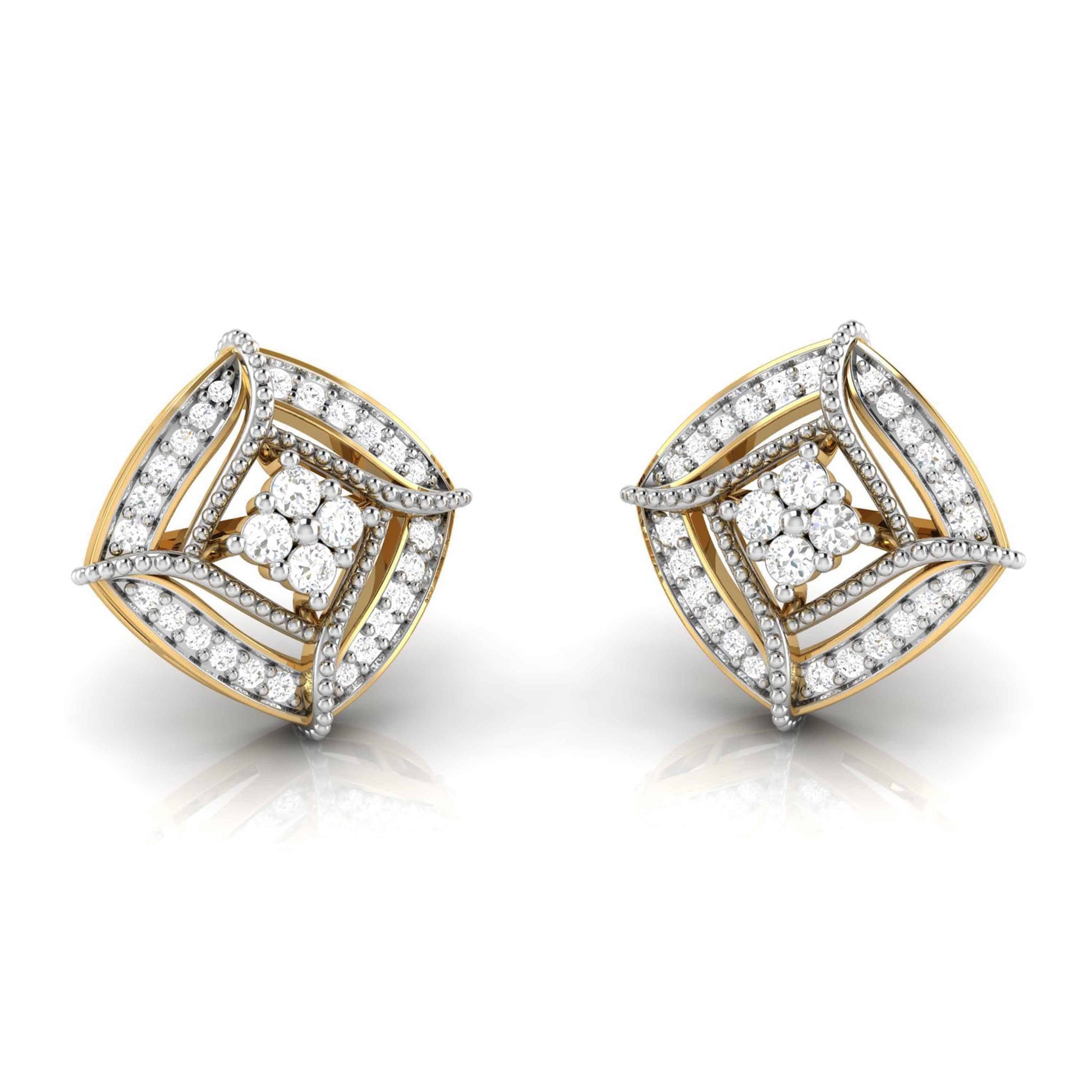 Small earrings design Dere Lab Grown Diamond Earrings Fiona Diamonds