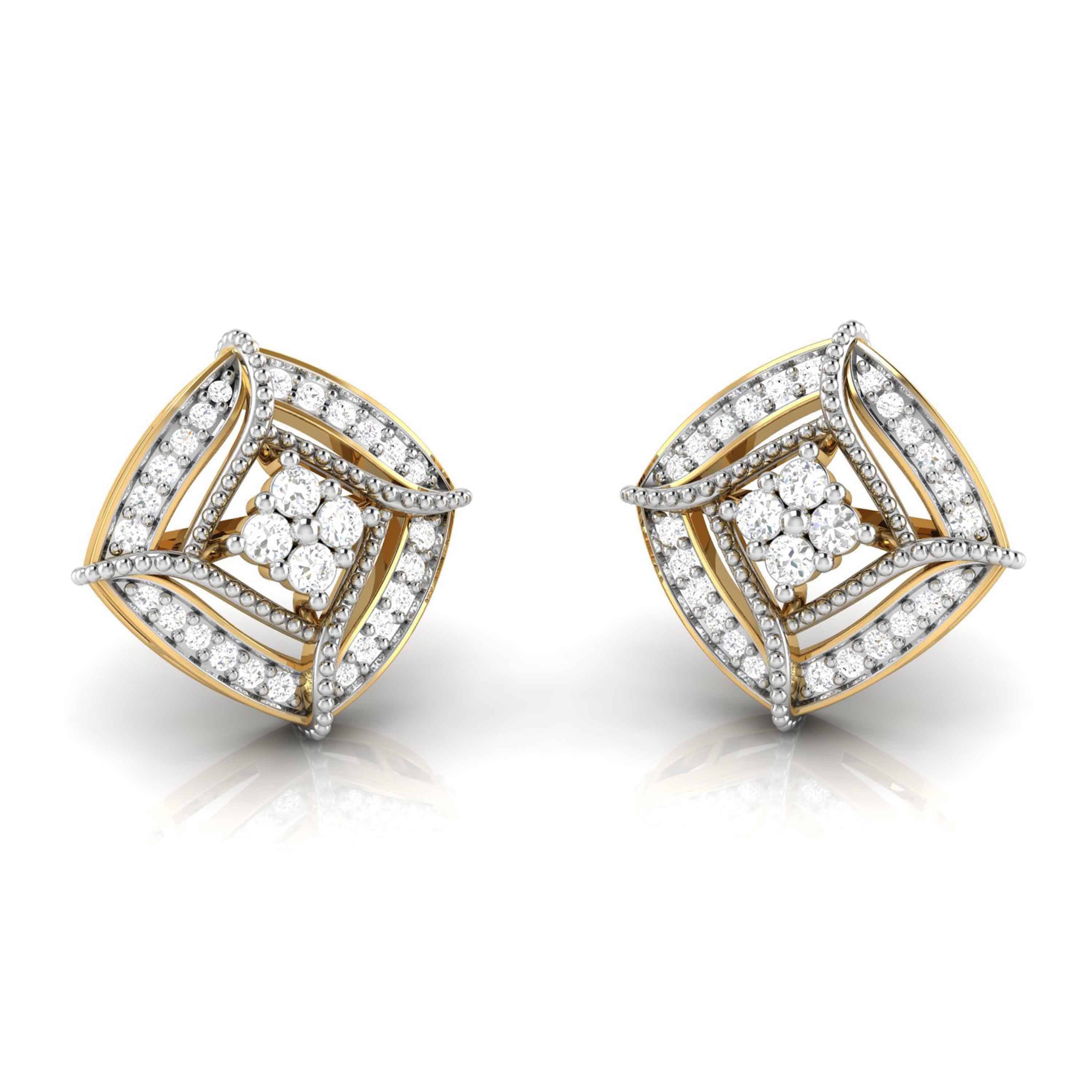 Small earrings design Dere Lab Grown Diamond Earrings Fiona Diamonds