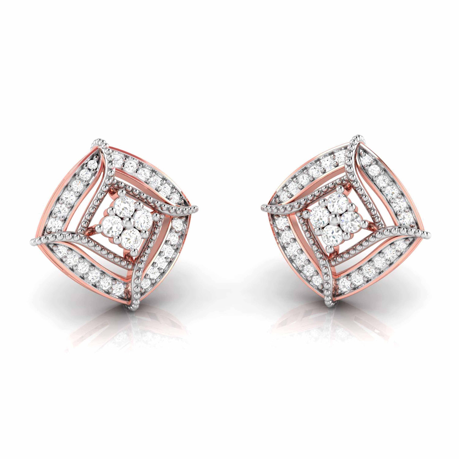 Small earrings design Dere Lab Grown Diamond Earrings Fiona Diamonds