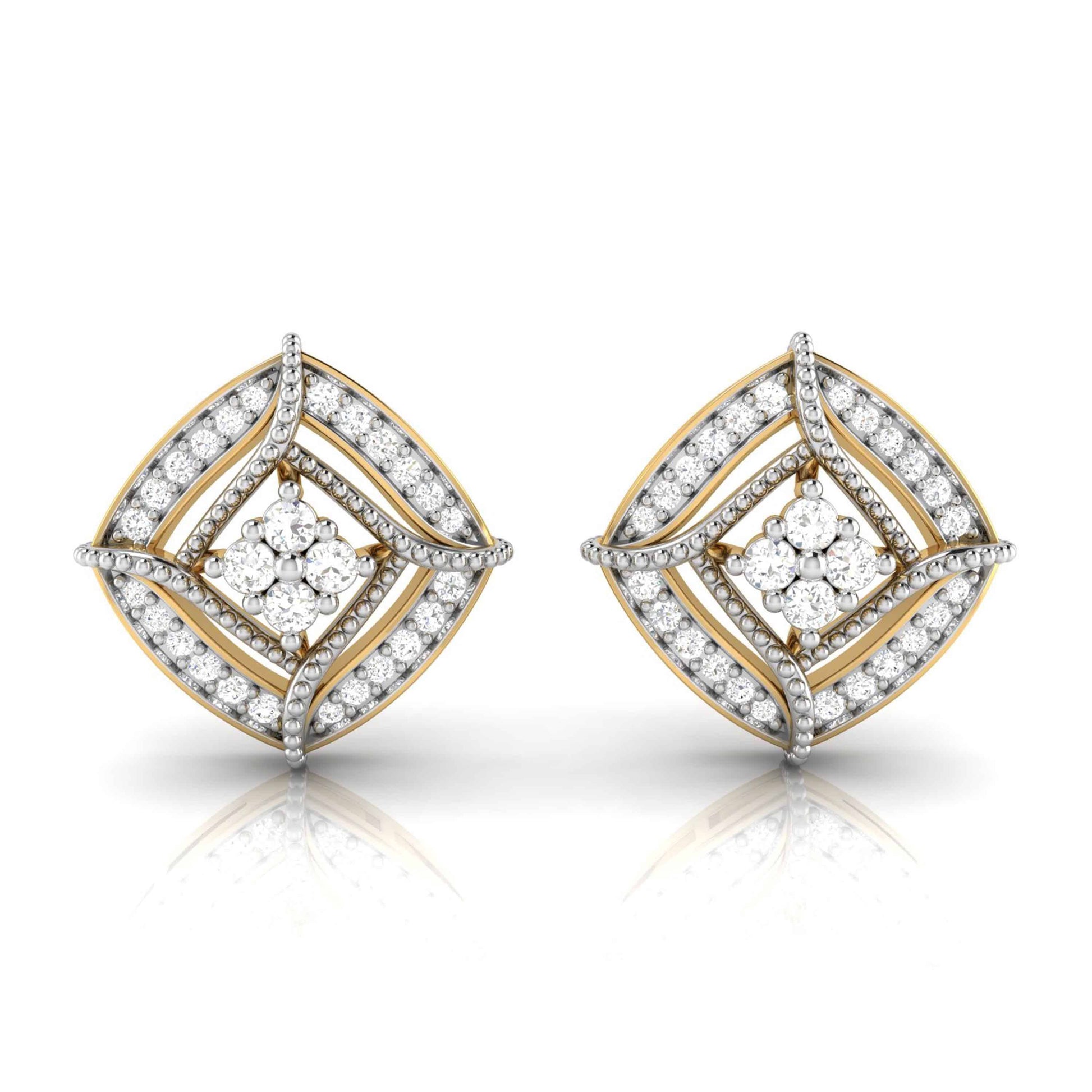 Small earrings design Dere Lab Grown Diamond Earrings Fiona Diamonds