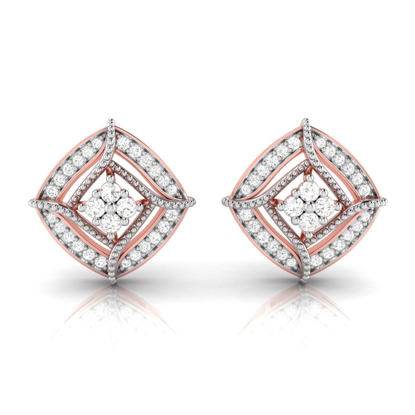 Small earrings design Dere Lab Grown Diamond Earrings Fiona Diamonds