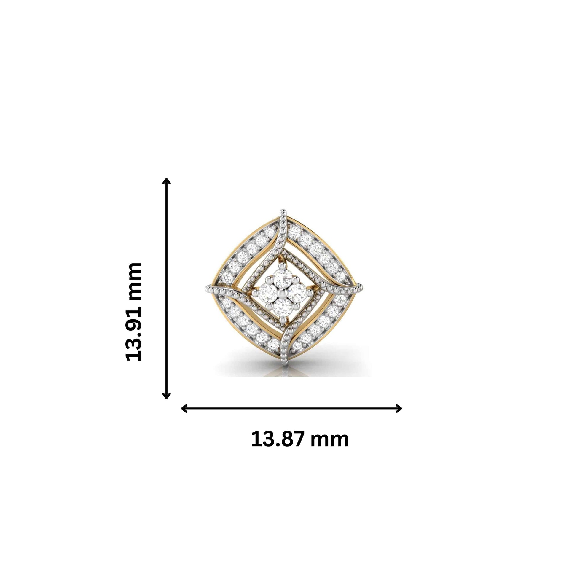Small earrings design Dere Lab Grown Diamond Earrings Fiona Diamonds