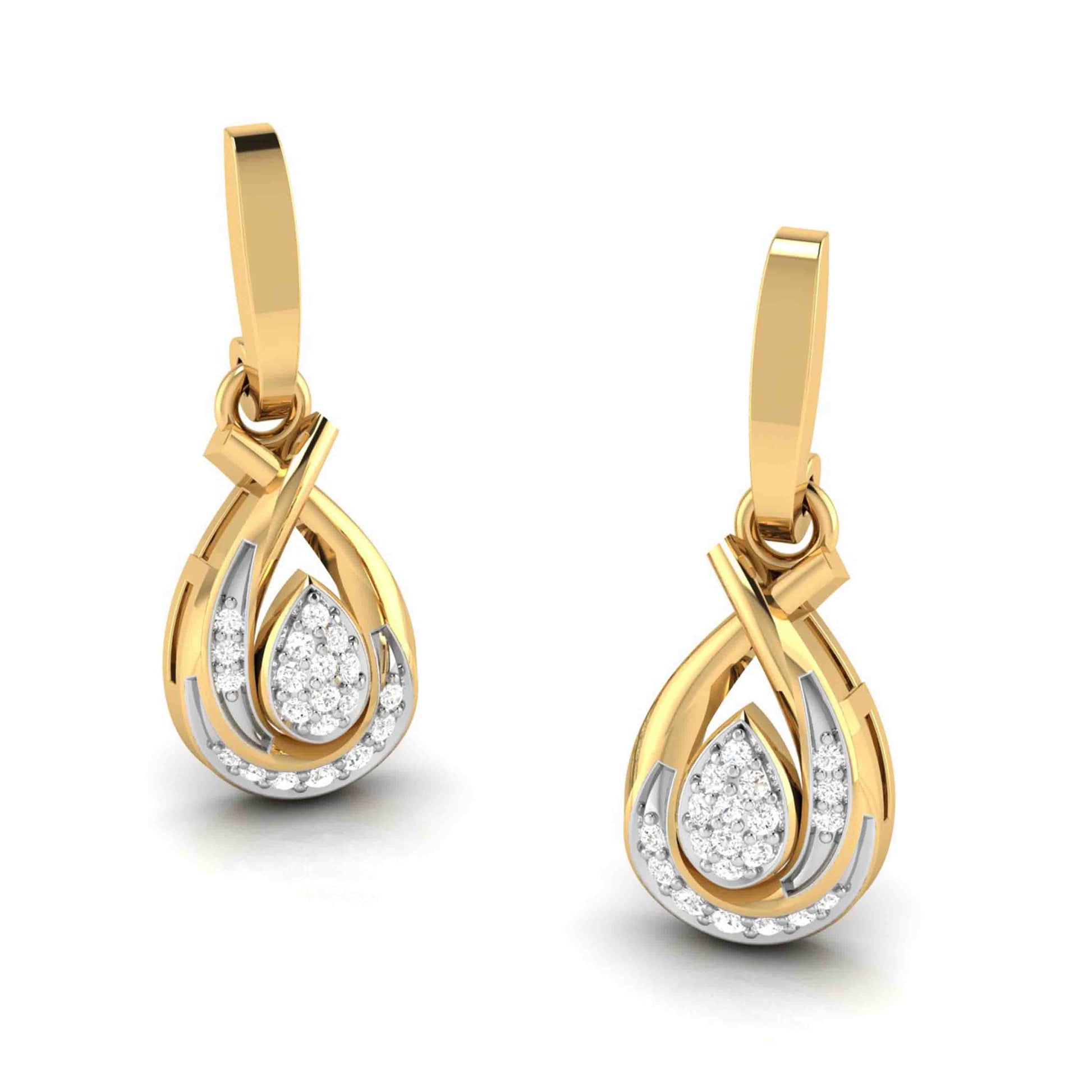 Latest earrings design Webber Lab Grown Diamond Earrings Fiona Diamonds
