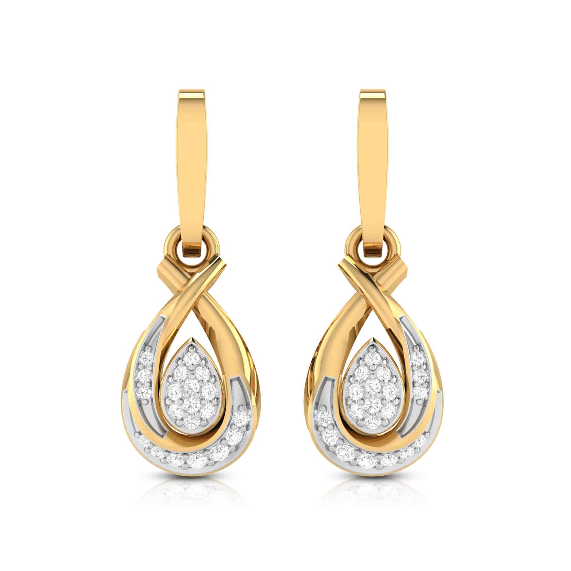 Latest earrings design Webber Lab Grown Diamond Earrings Fiona Diamonds