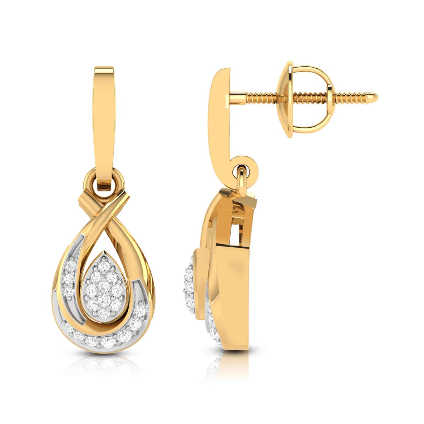 Latest earrings design Webber Lab Grown Diamond Earrings Fiona Diamonds