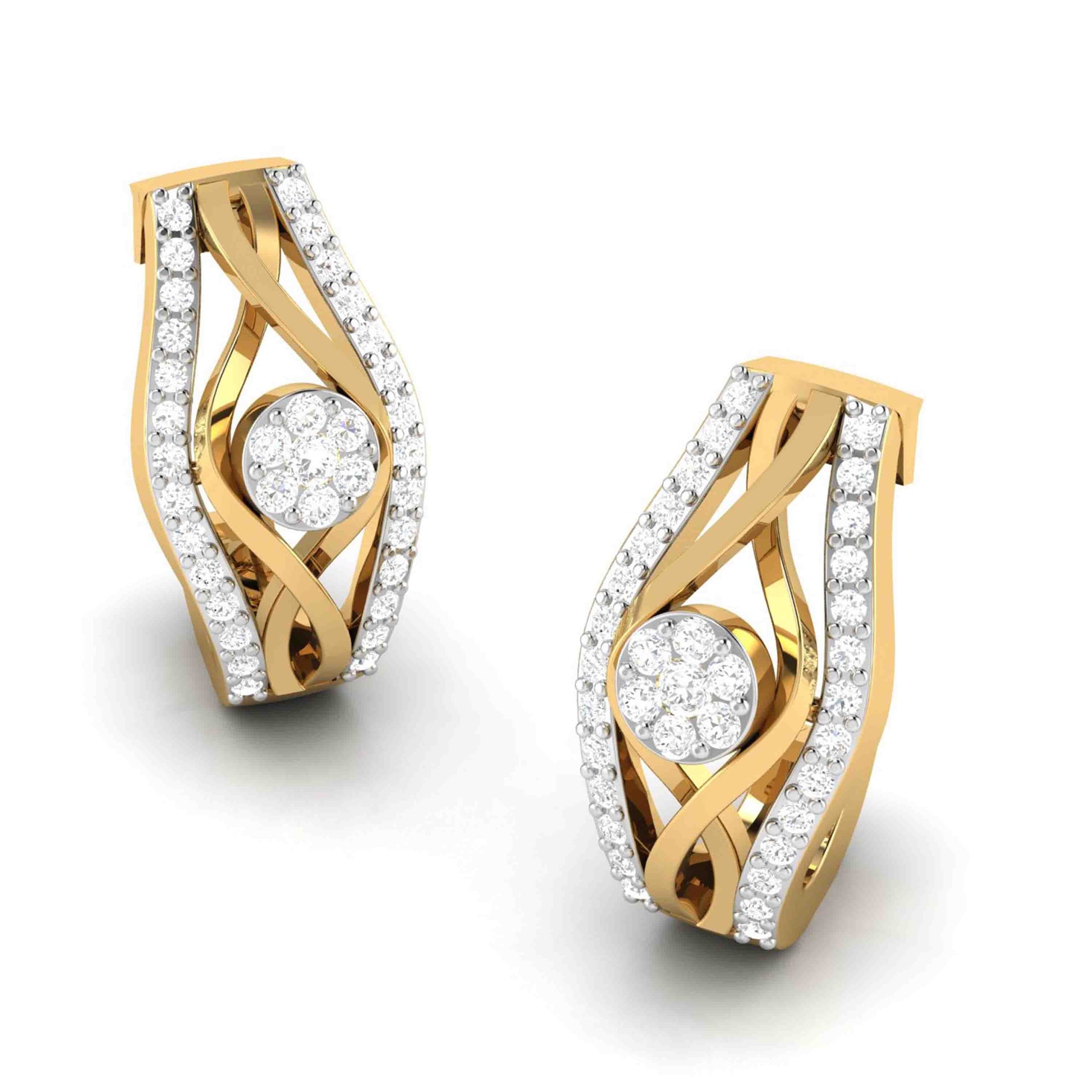 Latest earrings design Exotic Lab Grown Diamond Earrings Fiona Diamonds