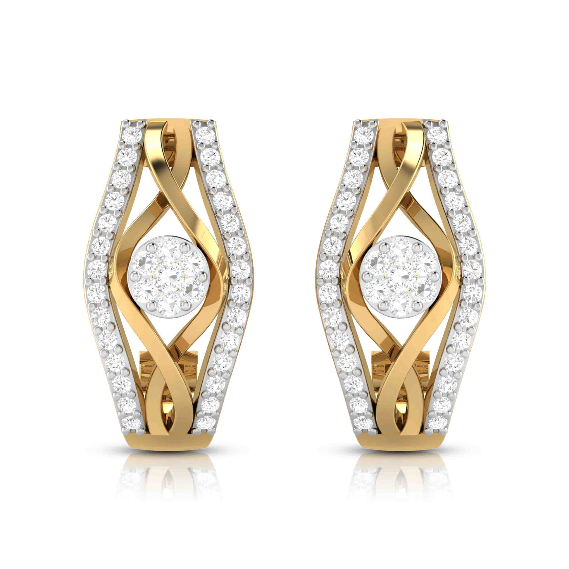 Latest earrings design Exotic Lab Grown Diamond Earrings Fiona Diamonds