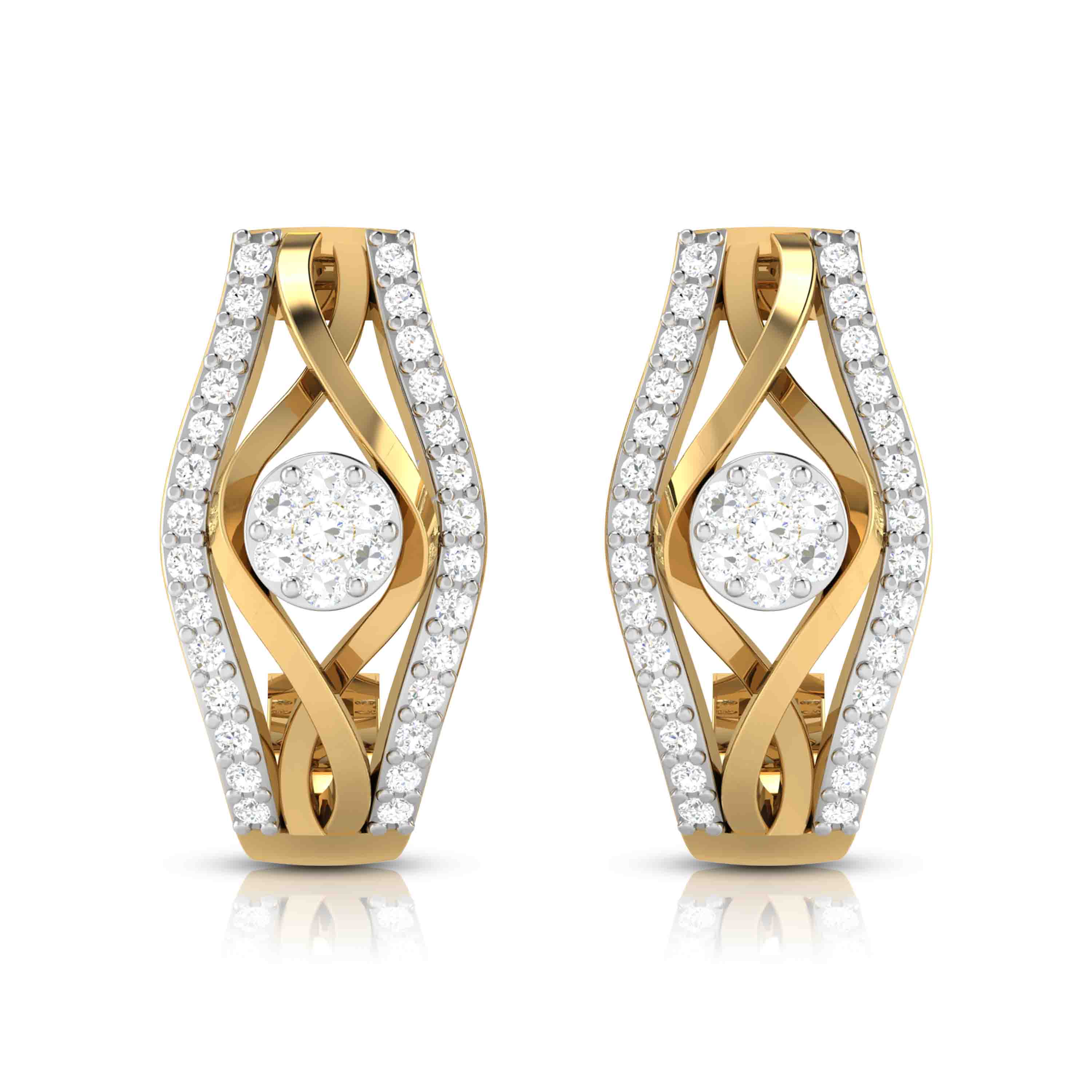 Latest earrings design Exotic Lab Grown Diamond Earrings Fiona Diamonds