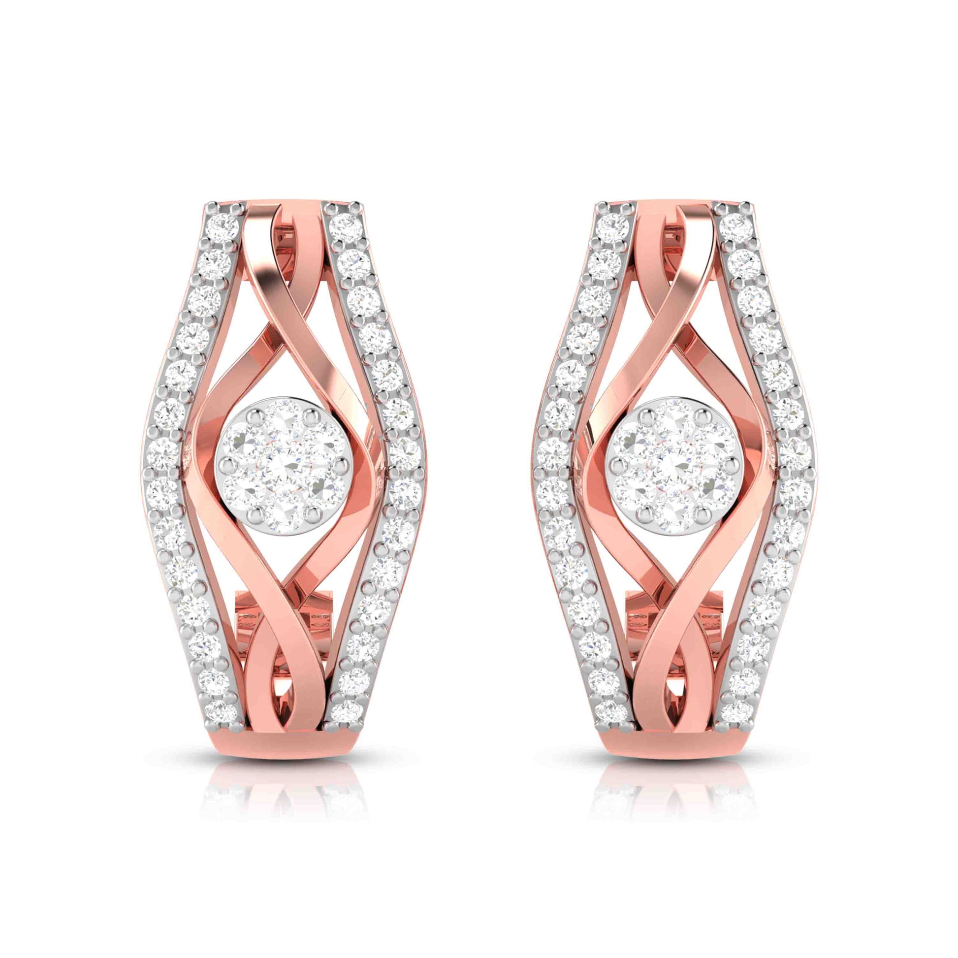 Latest earrings design Exotic Lab Grown Diamond Earrings Fiona Diamonds