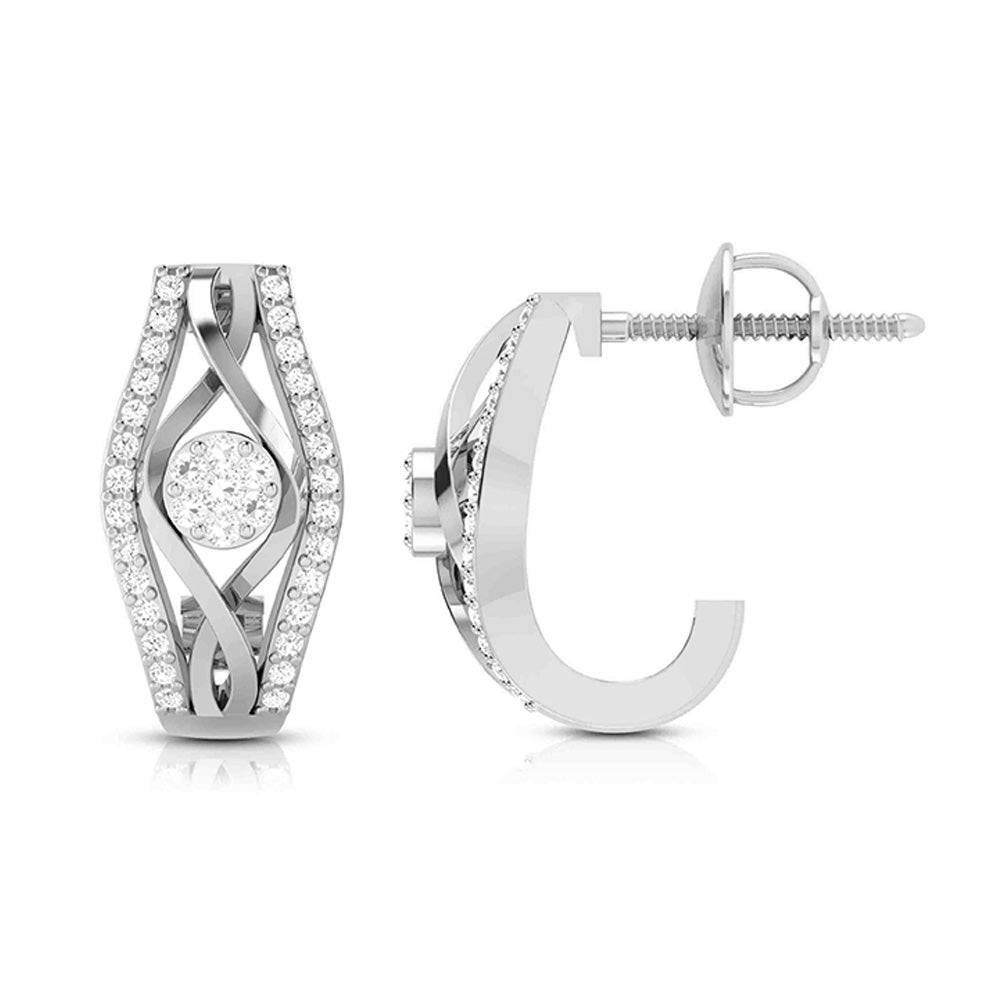 Latest earrings design Exotic Lab Grown Diamond Earrings Fiona Diamonds