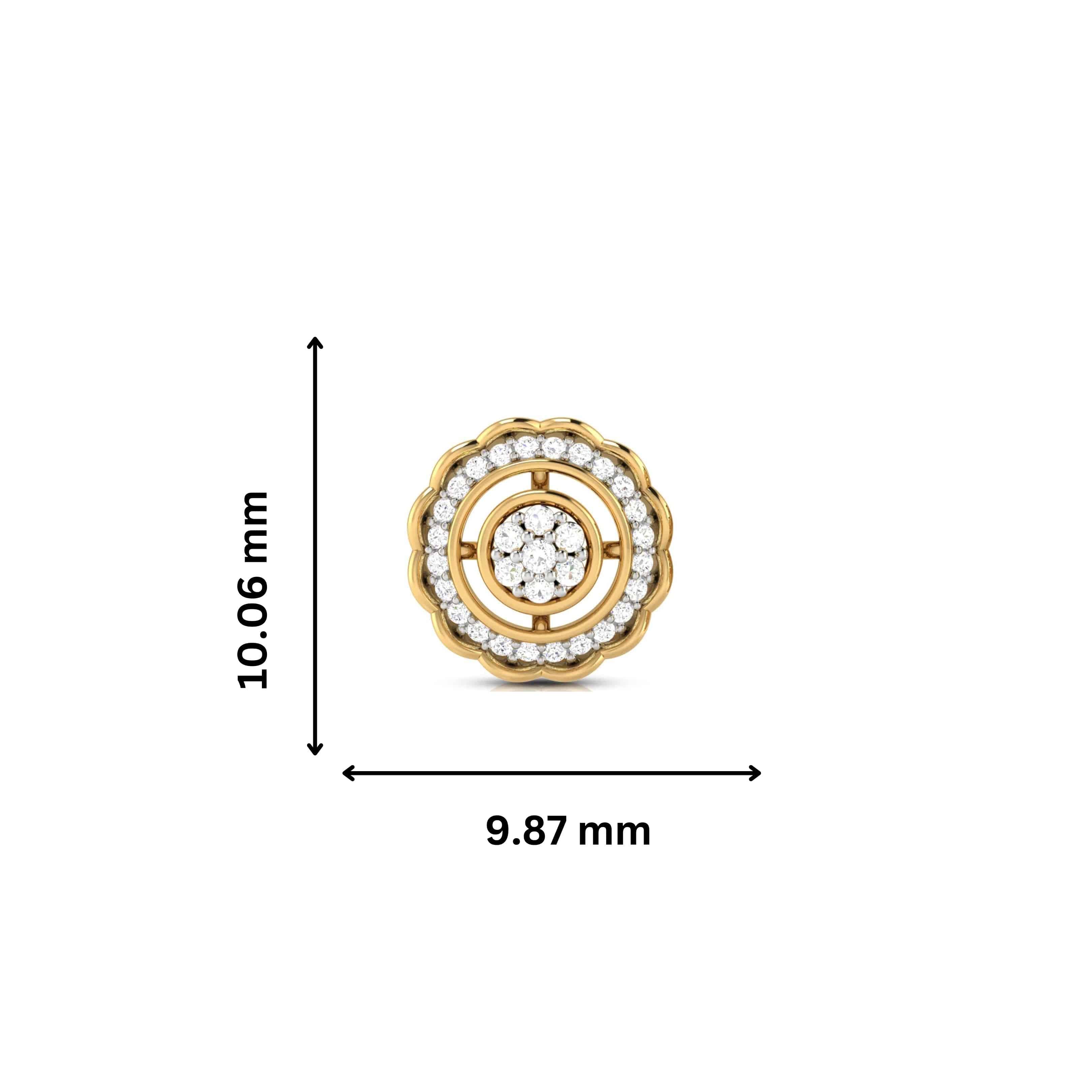 Small earrings design Obree Lab Grown Diamond Earrings Fiona Diamonds